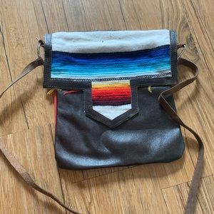 Crimson willow cross body